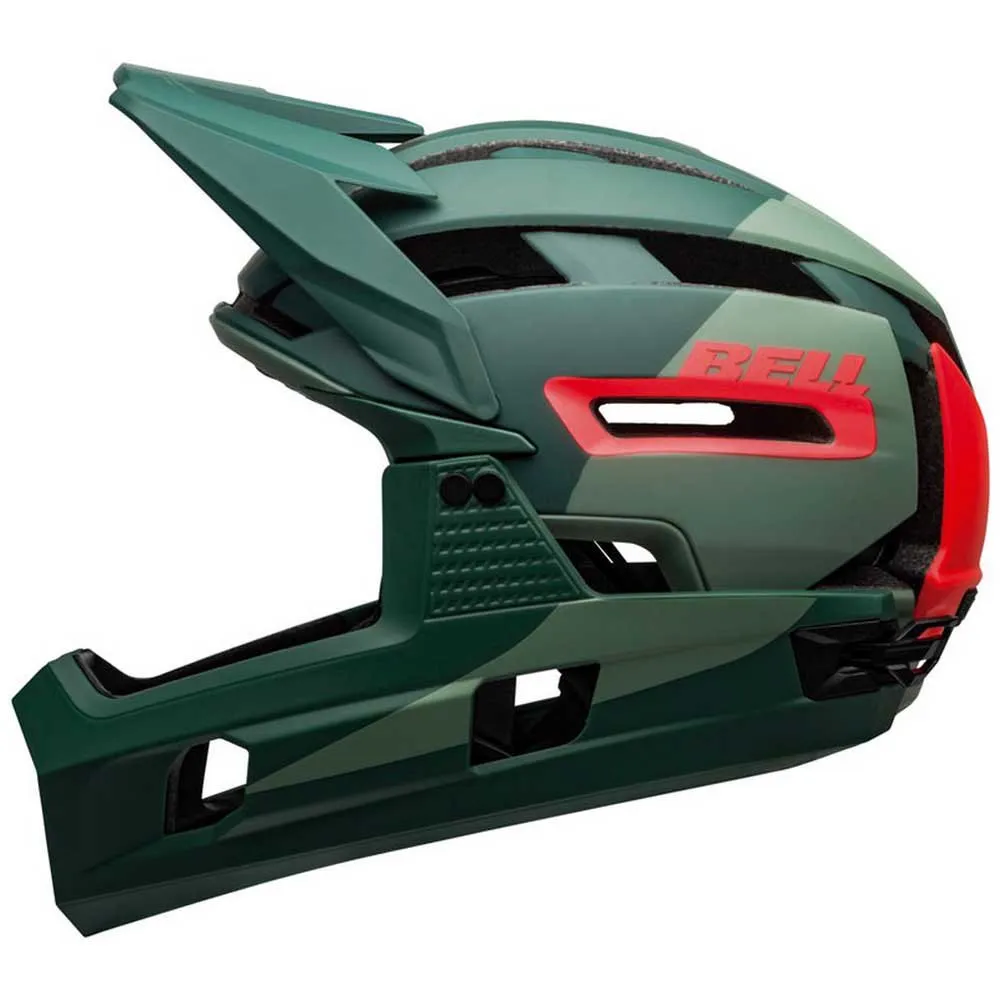 Bell Super Air R Mips Downhillhelm Refurbished, Green infrared