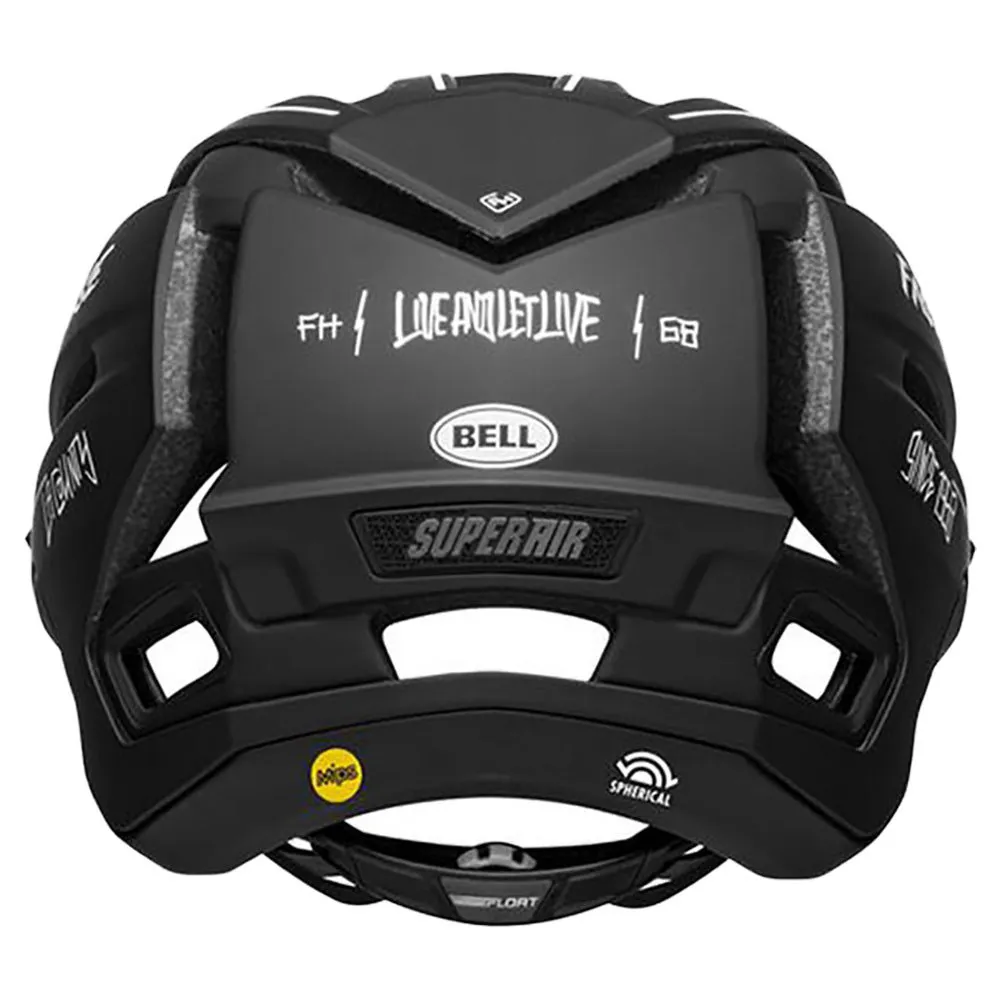 Bell Super Air Spherical Mtb-helm, Black / white Bell Super Air Spherical Mtb-helm, Black / white