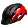 Matt black / red