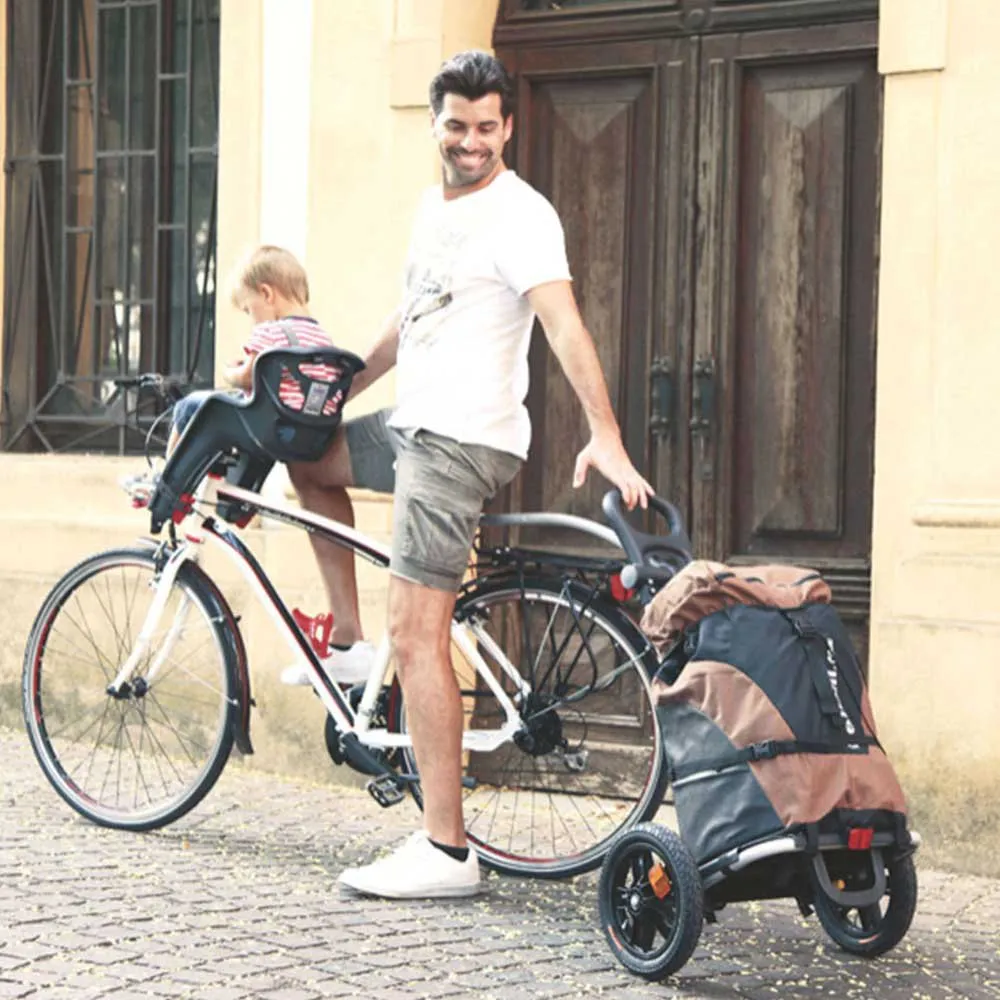 Bellelli B-tourist Frame System Trailer, Brown, Max 25kg Bellelli B-tourist Frame System Trailer, Brown, Max 25kg