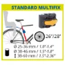 Bellelli Little Duck Standard Multifix Kindersitz Für Fahrrad Hinten, Yellow hi viz, Max 22kg