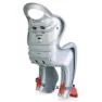 Bellelli Mr Fox Relax B-fix Kindersitz Für Fahrrad Hinten, Grey, Max 22kg