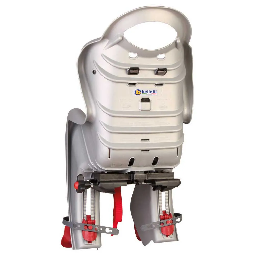 Bellelli Mrfox Clamp Kindersitz Für Fahrräder, Silver, Max 22kg