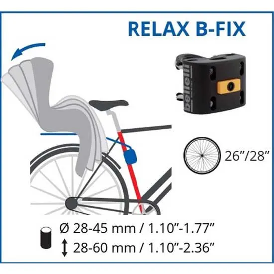 Bellelli Mrfox Luxe Easy Dream Kindersitz Für Fahrräder, Black, Max 22kg Bellelli Mrfox Luxe Easy Dream Kindersitz Für Fahrräder, Black, Max 22kg