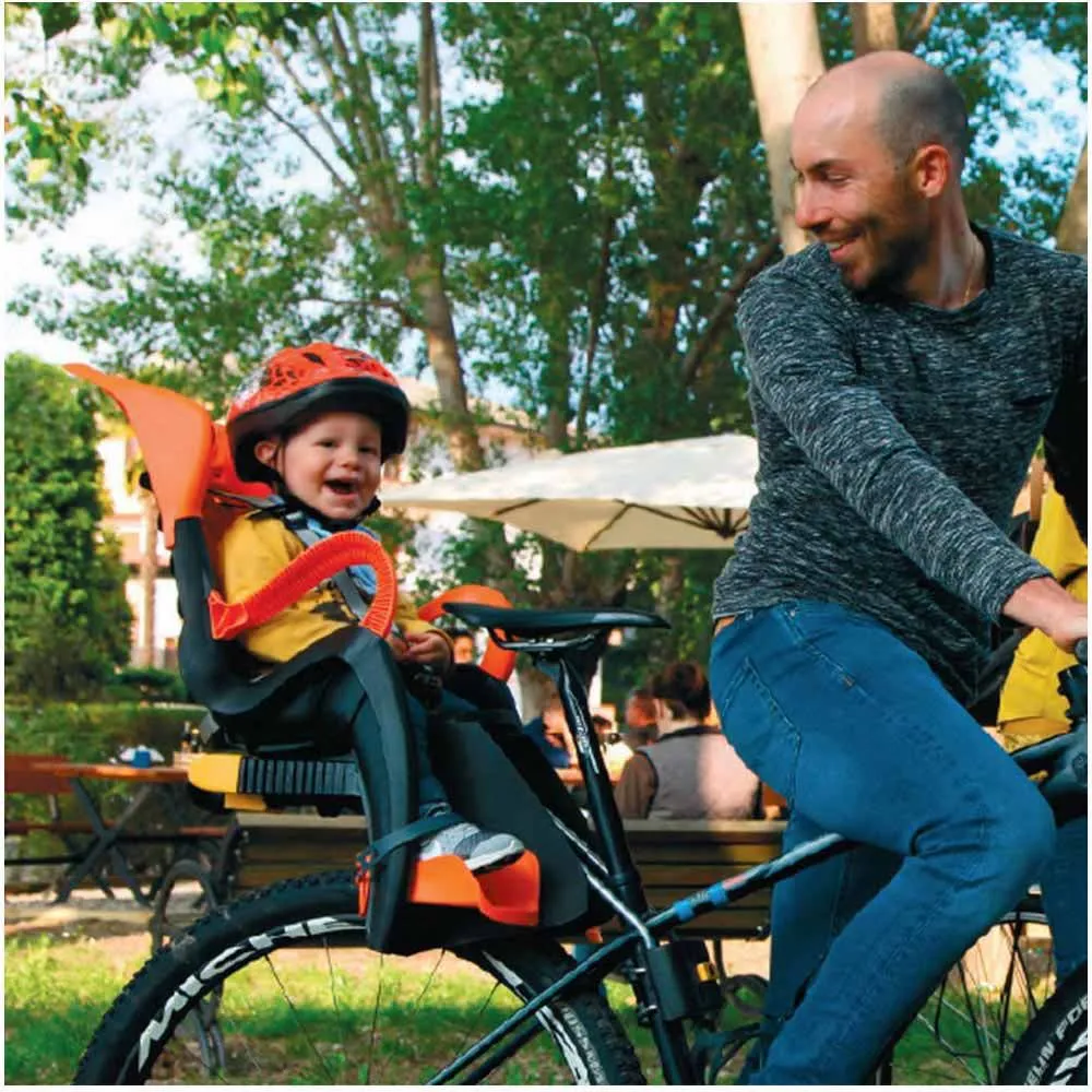 Bellelli Tiger Standard B-fix Kindersitz Für Fahrrad Hinten, Orange / grey, Max 22kg Bellelli Tiger Standard B-fix Kindersitz Für Fahrrad Hinten, Orange / grey, Max 22kg