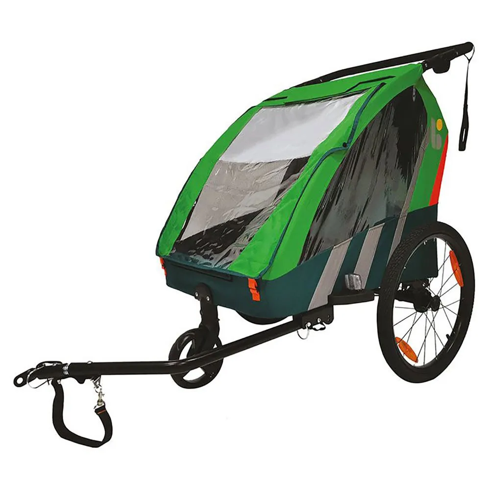 Bellelli Trailblazer Trailer, Green, Max 45kg Bellelli Trailblazer Trailer, Green, Max 45kg