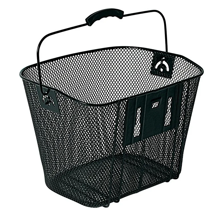 Bellelli Vorderer Fahrradkorb mit abnehmbarer Halterung Unisex, schwarz, TU Bellelli Vorderer Fahrradkorb mit abnehmbarer Halterung Unisex, schwarz, TU