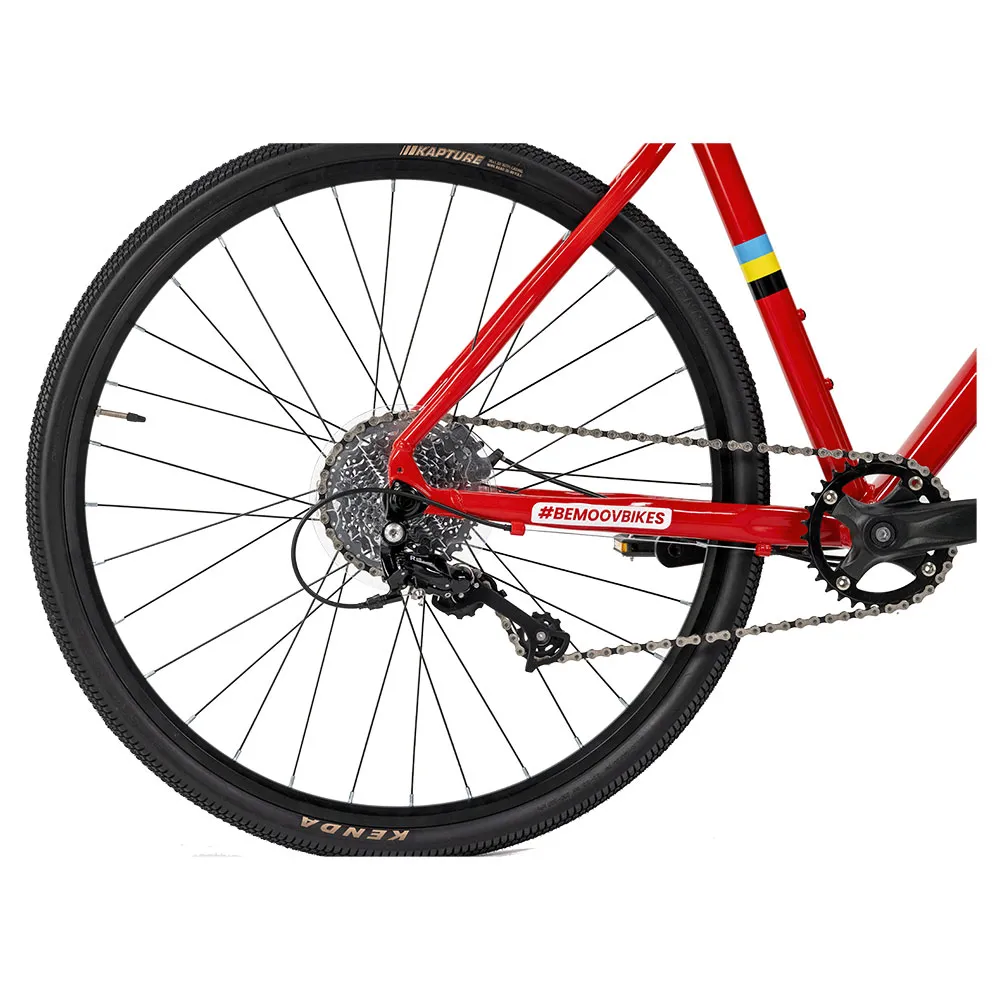 Bemoov R26´´ Cs-h100 10s 2024 Gravelbike, Red, 10-16Y Bemoov R26´´ Cs-h100 10s 2024 Gravelbike, Red, 10-16Y