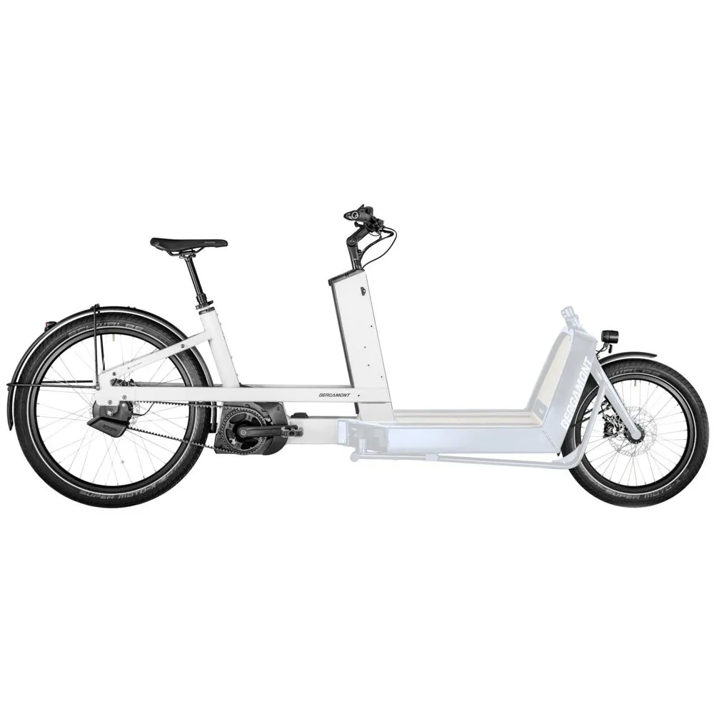 Bergamont E-cargoville Lj Elite 20/26´´ 2022 Elektrofahrrad, White, One Size, 625Wh Bergamont E-cargoville Lj Elite 20/26´´ 2022 Elektrofahrrad, White, One Size, 625Wh