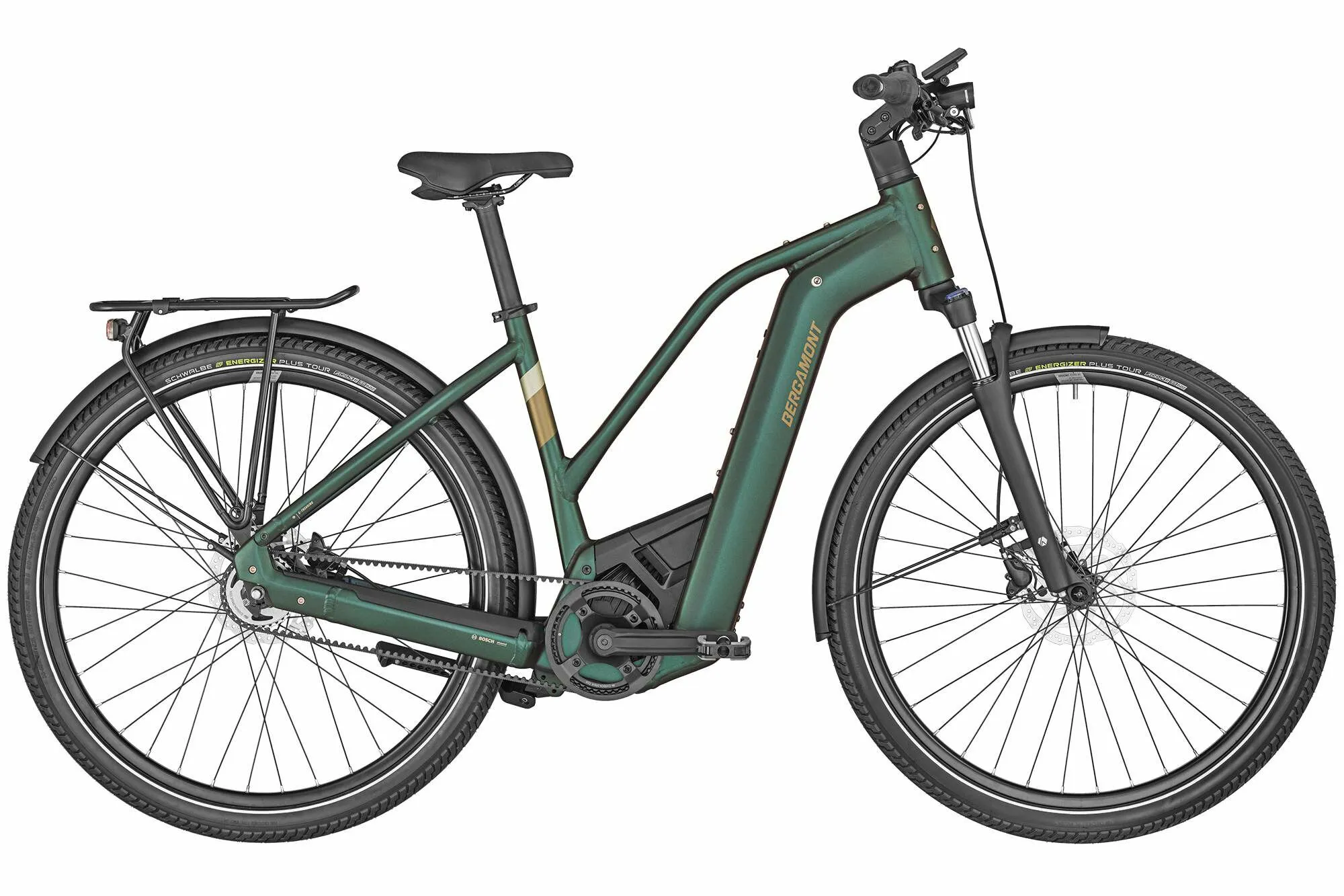 Bergamont E-Horizon Elite 6 Belt Lady matt emerald green 28" 625 Wh Trapez Bergamont E-Horizon Elite 6 Belt Lady matt emerald green 28" 625 Wh Trapez