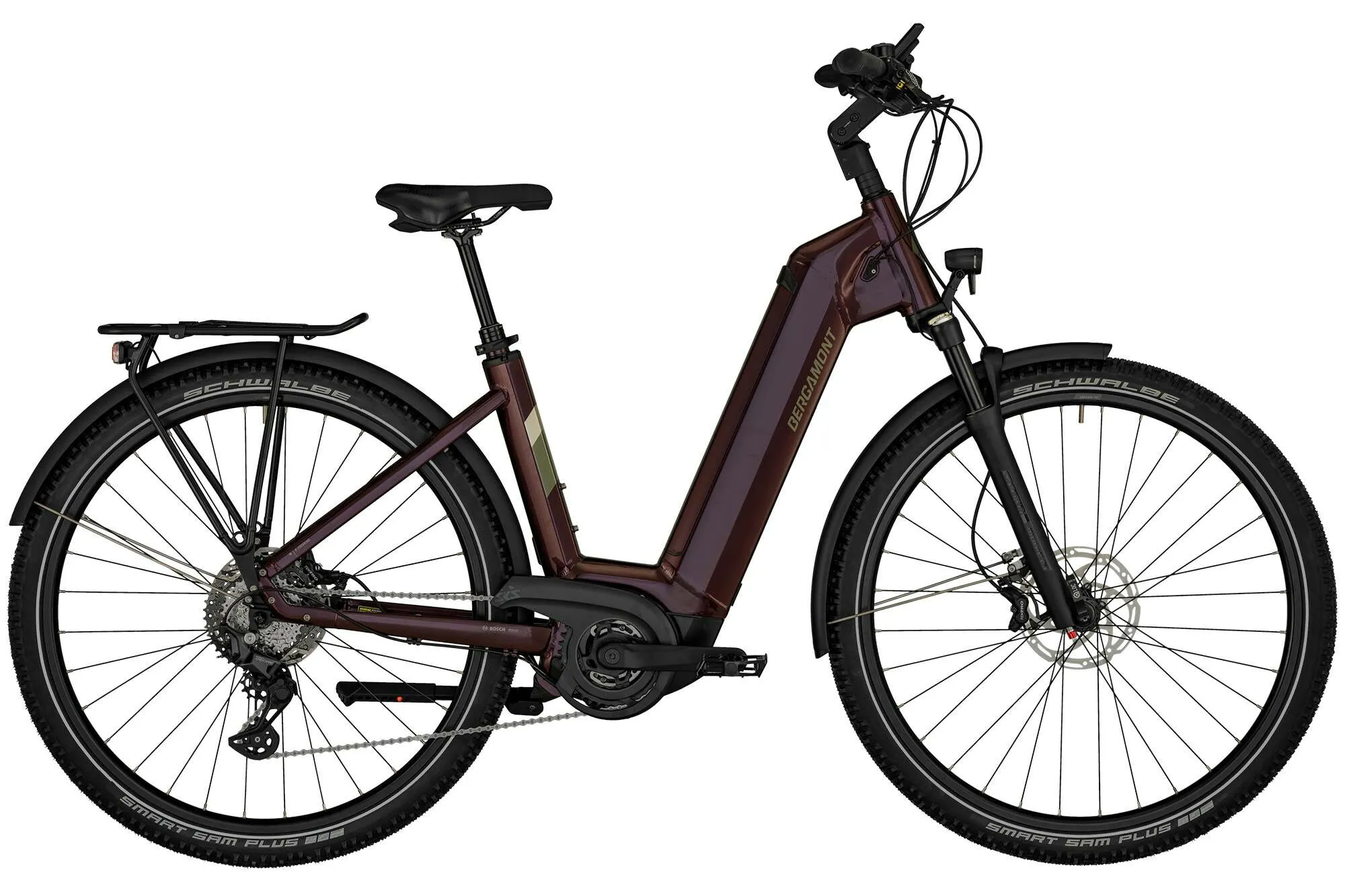 Bergamont E-Horizon SUV 6 Wave shiny aubergine red 28" 625 Wh Wave Bergamont E-Horizon SUV 6 Wave shiny aubergine red 28" 625 Wh Wave