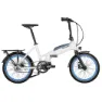 Bergamont Paul-e Eq Expert Faltbares Elektrofahrrad, White / blue, One Size, 504Wh