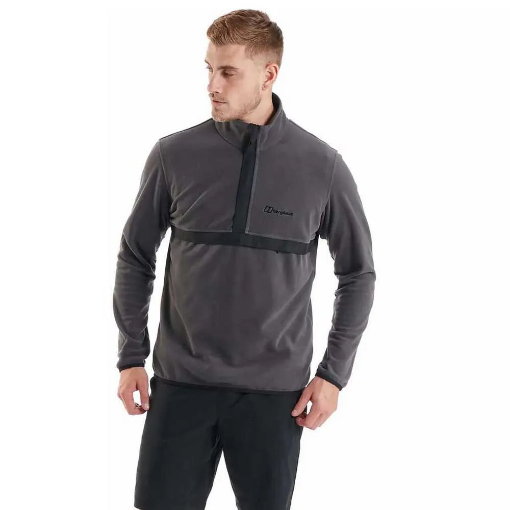 Berghaus Aslam Micro Polartec Fleece Mit Halbem Reißverschluss, Grey Berghaus Aslam Micro Polartec Fleece Mit Halbem Reißverschluss, Grey
