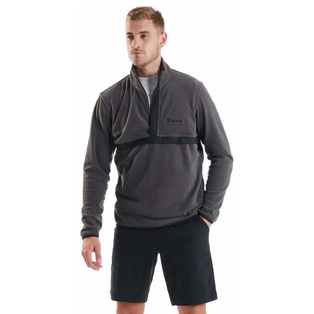 Berghaus Aslam Micro Polartec Fleece Mit Halbem Reißverschluss, Grey Berghaus Aslam Micro Polartec Fleece Mit Halbem Reißverschluss, Grey