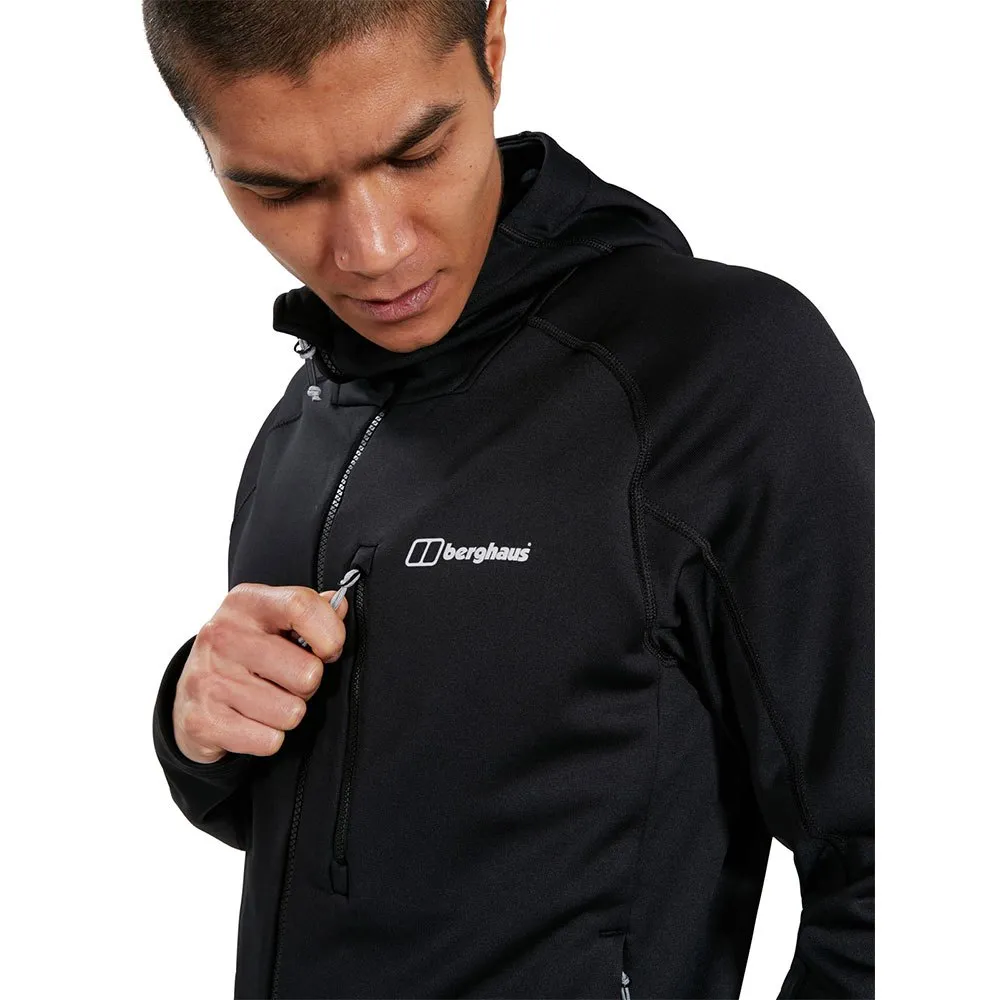 Berghaus Carnot Kapuzenfleece, Black / black