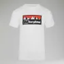 Berghaus Grey Fangs Peak Kurzarm-t-shirt, Pure white