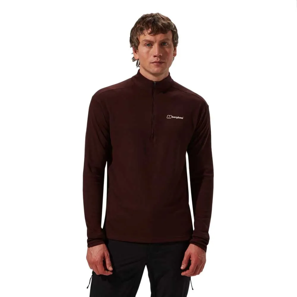 Berghaus Ivyhill Halbreißverschluss-langarm-t-shirt, Kv2 cedar brown Berghaus Ivyhill Halbreißverschluss-langarm-t-shirt, Kv2 cedar brown