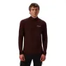 Berghaus Ivyhill Halbreißverschluss-langarm-t-shirt, Kv2 cedar brown