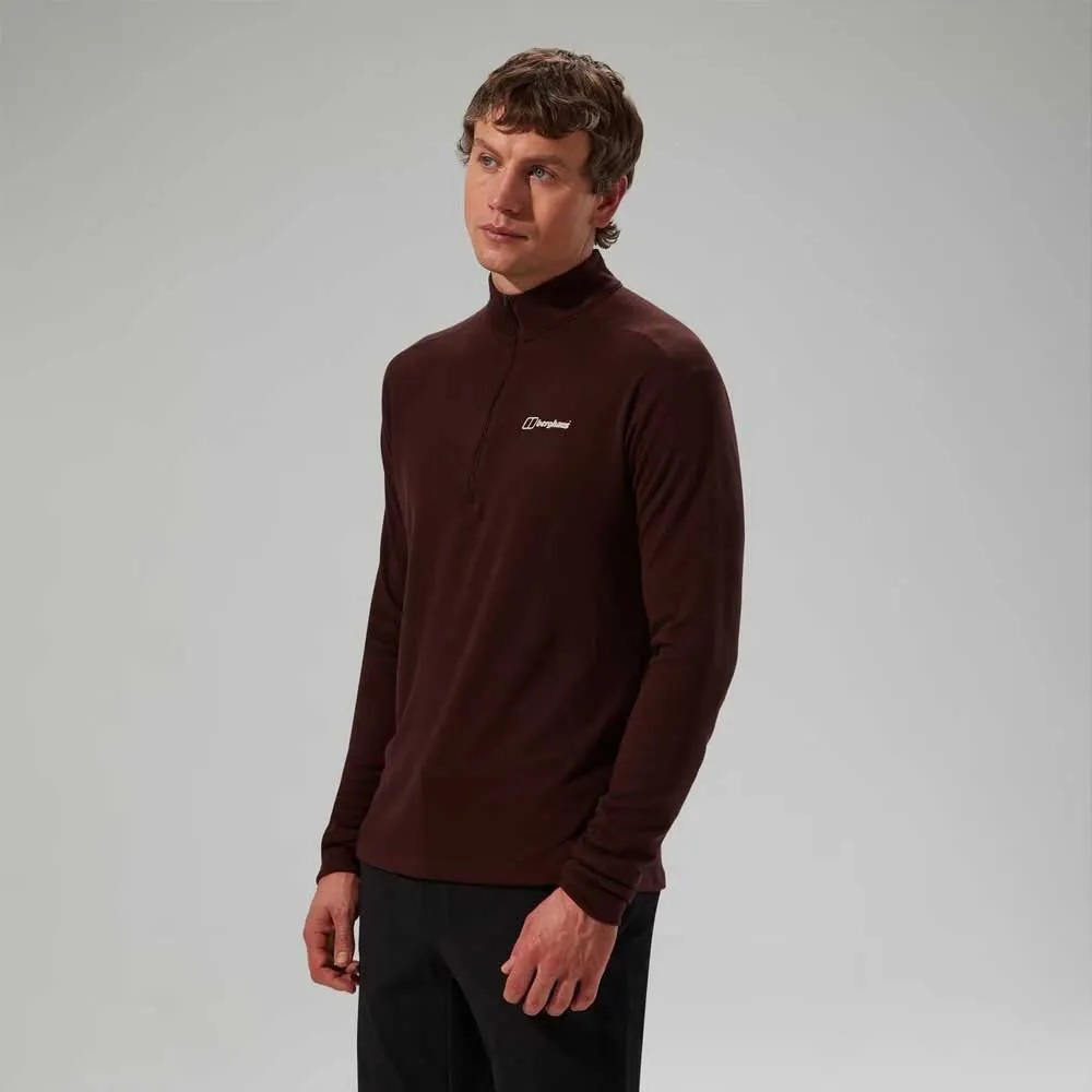 Berghaus Ivyhill Halbreißverschluss-langarm-t-shirt, Kv2 cedar brown Berghaus Ivyhill Halbreißverschluss-langarm-t-shirt, Kv2 cedar brown