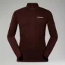Berghaus Ivyhill Halbreißverschluss-langarm-t-shirt, Kv2 cedar brown