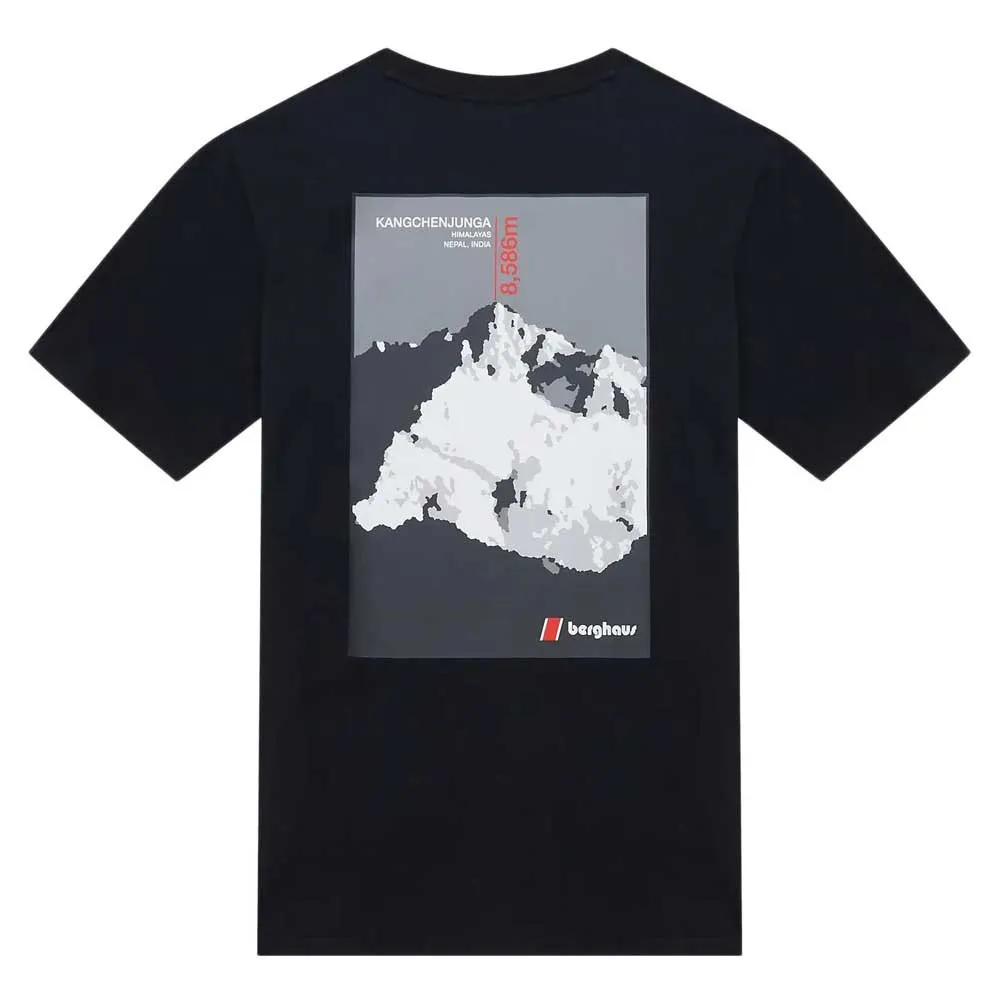 Berghaus Kanchenjunga Static Kurzarm-t-shirt, Black / black Berghaus Kanchenjunga Static Kurzarm-t-shirt, Black / black
