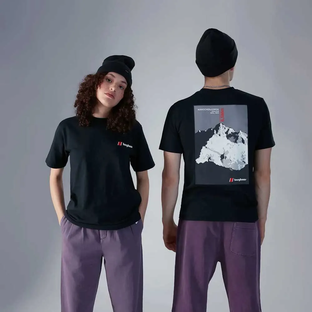 Berghaus Kanchenjunga Static Kurzarm-t-shirt, Black / black Berghaus Kanchenjunga Static Kurzarm-t-shirt, Black / black