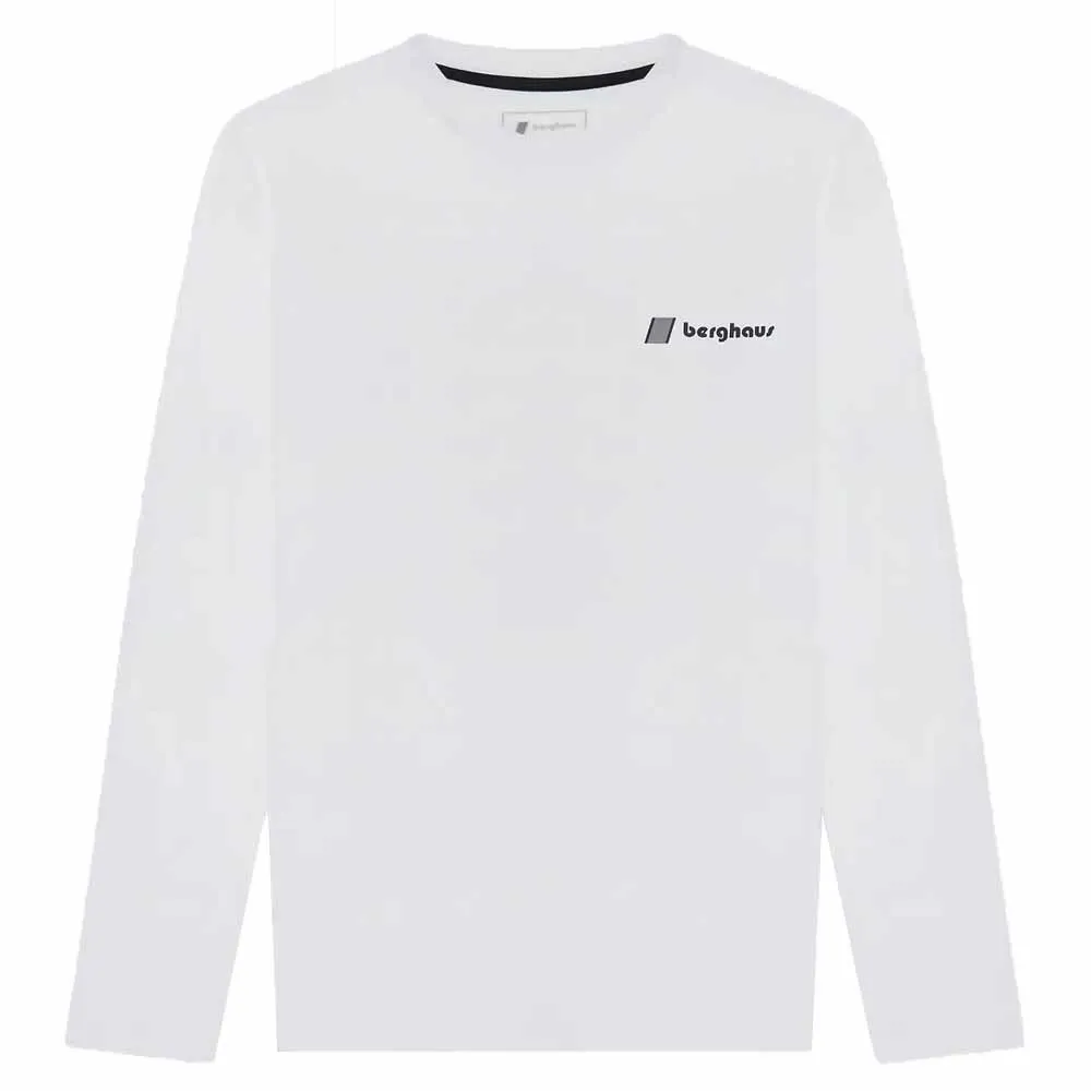 Berghaus Kanchenjunga Static Langarm-t-shirt, Pure white