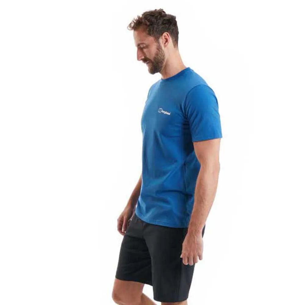 Berghaus Mont Blanc Mtn Kurzarm-t-shirt, Blue Berghaus Mont Blanc Mtn Kurzarm-t-shirt, Blue