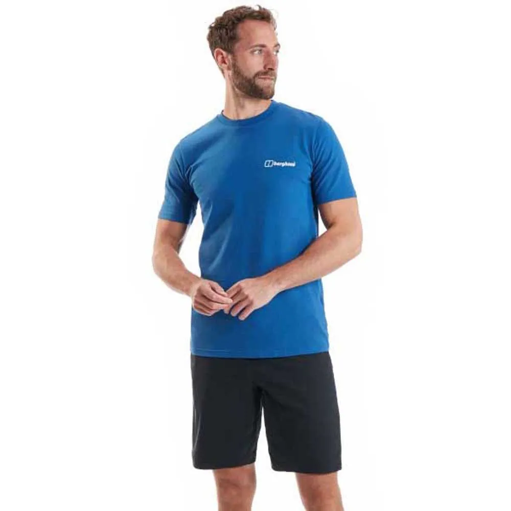Berghaus Mont Blanc Mtn Kurzarm-t-shirt, Blue Berghaus Mont Blanc Mtn Kurzarm-t-shirt, Blue