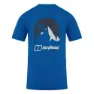 Berghaus Mont Blanc Mtn Kurzarm-t-shirt, Blue