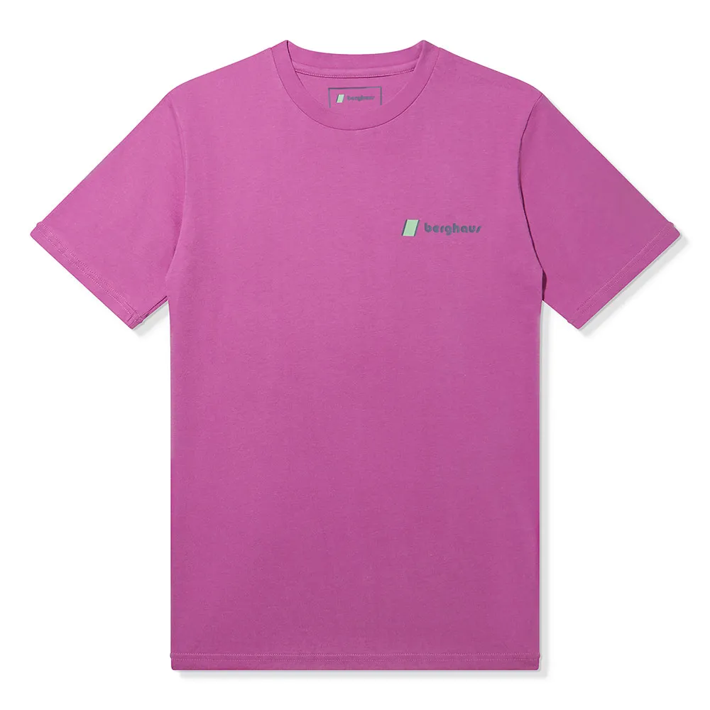 Berghaus Mountain Zine Kurzarm-t-shirt, Radiant orchid