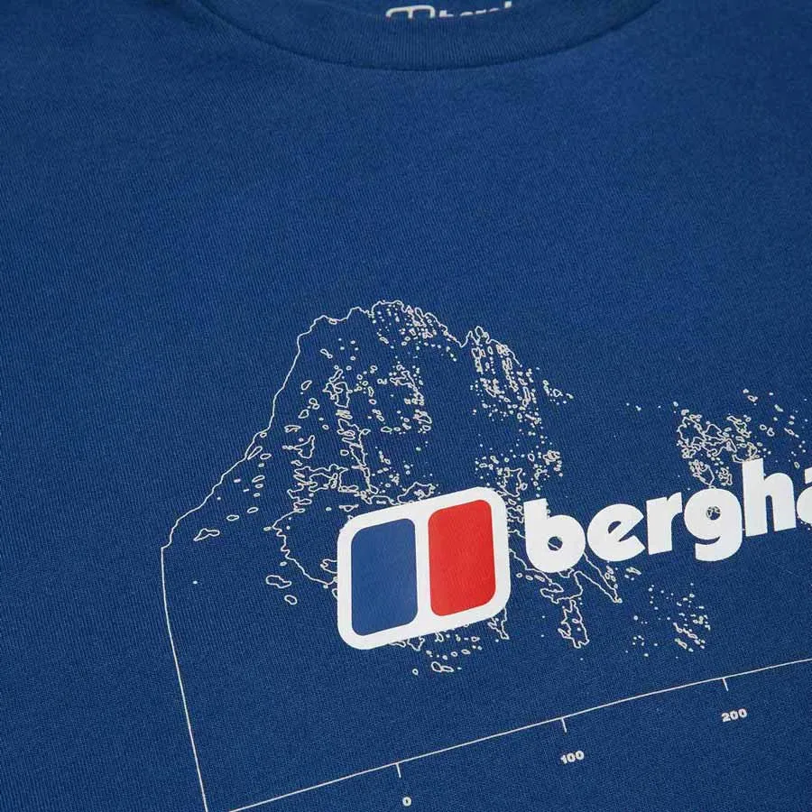 Berghaus Mtn Width Kurzarm-t-shirt, Murky marine Berghaus Mtn Width Kurzarm-t-shirt, Murky marine