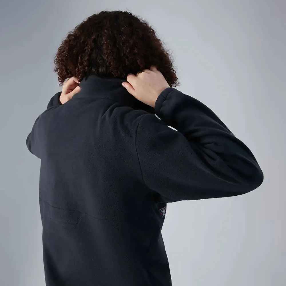 Berghaus Oversized Aztec Fleece Mit Halbem Reißverschluss, Jet black Berghaus Oversized Aztec Fleece Mit Halbem Reißverschluss, Jet black