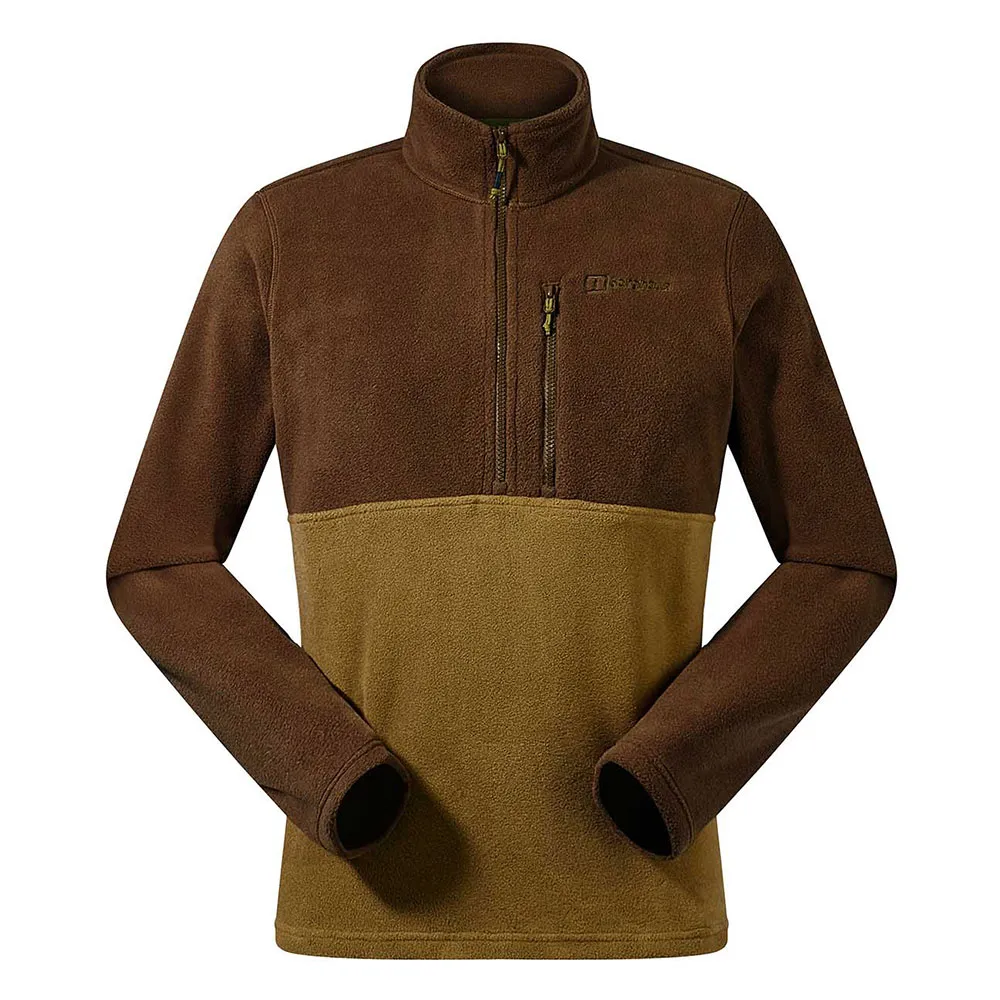 Berghaus Prism Fleece Mit Halbem Reißverschluss, Kv9 ltbrn / ltgrn