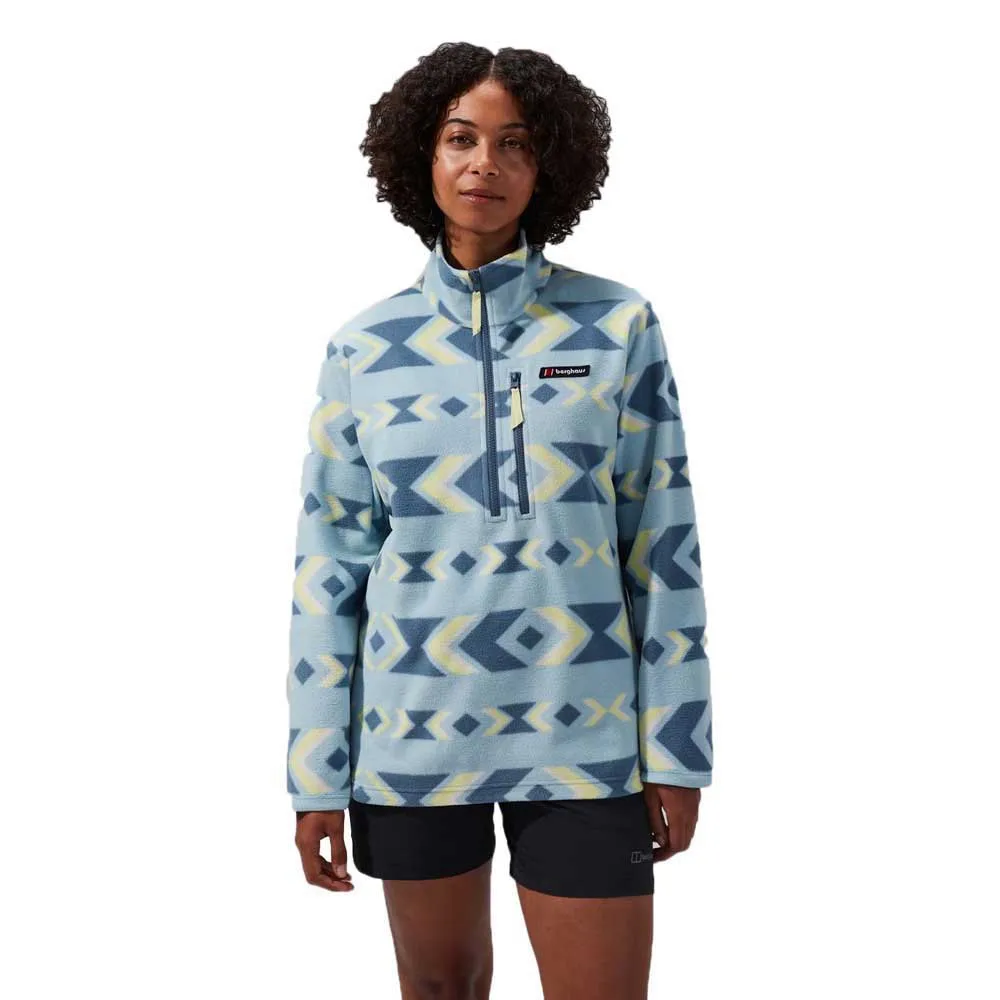 Berghaus Prism Printed Trango Fleece Mit Halbem Reißverschluss