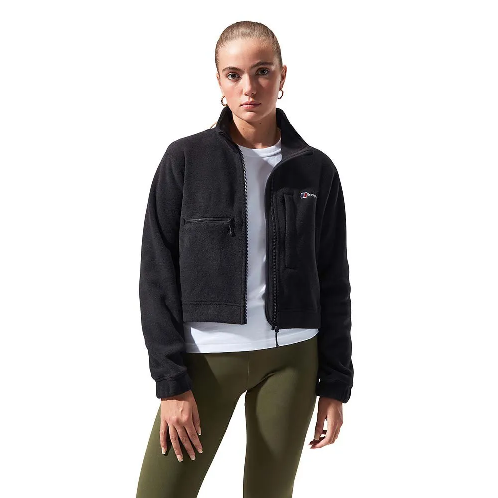 Berghaus Urb Cropped Co-ord Fleece Mit Durchgehendem Reißverschluss, Jet black Berghaus Urb Cropped Co-ord Fleece Mit Durchgehendem Reißverschluss, Jet black