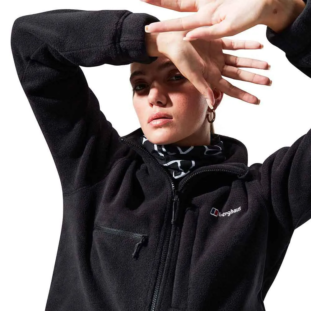 Berghaus Urb Cropped Co-ord Fleece Mit Durchgehendem Reißverschluss, Jet black Berghaus Urb Cropped Co-ord Fleece Mit Durchgehendem Reißverschluss, Jet black
