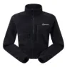 Berghaus Urb Cropped Co-ord Fleece Mit Durchgehendem Reißverschluss, Jet black
