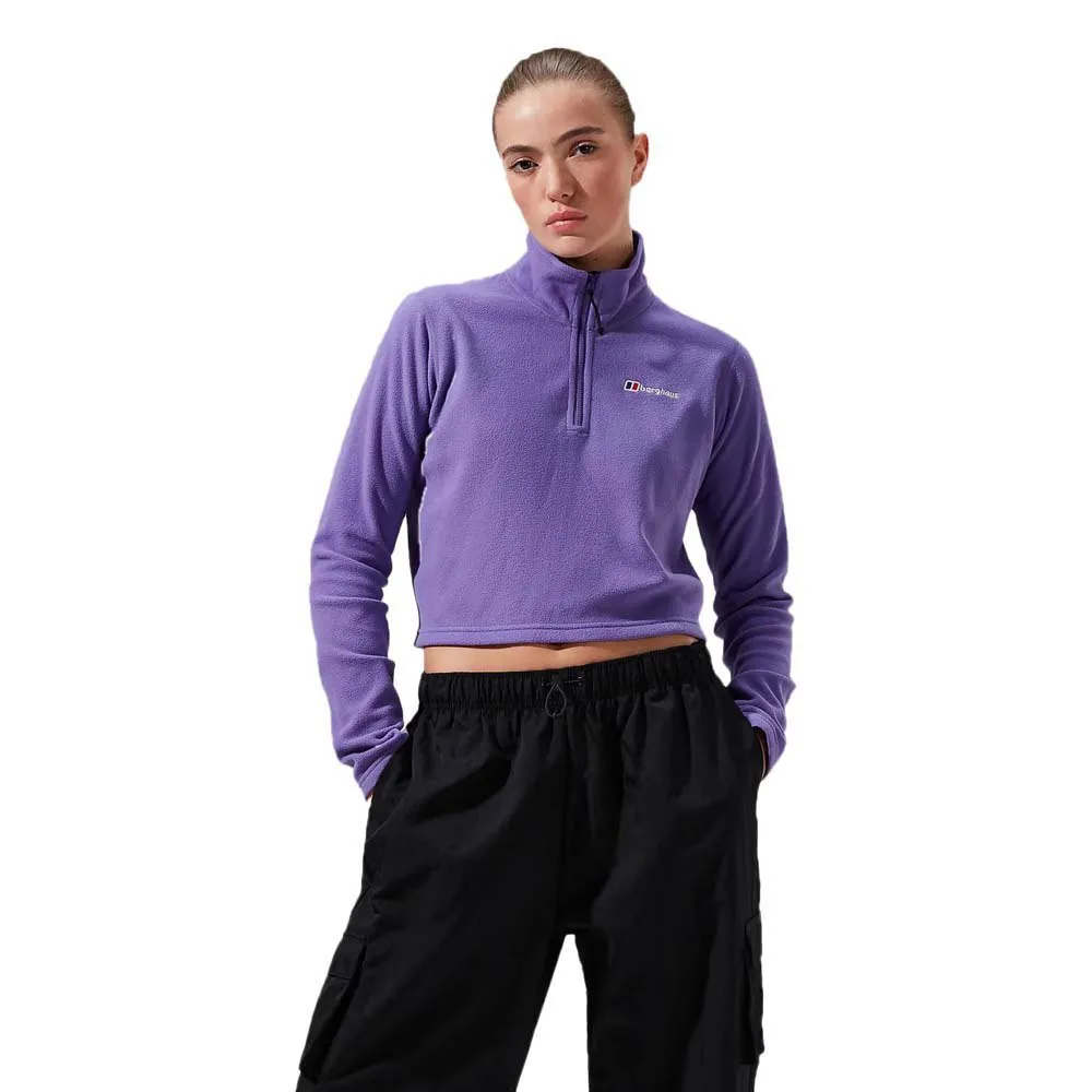 Berghaus Urb Prism Crop Fleece Mit Halbem Reißverschluss Berghaus Urb Prism Crop Fleece Mit Halbem Reißverschluss