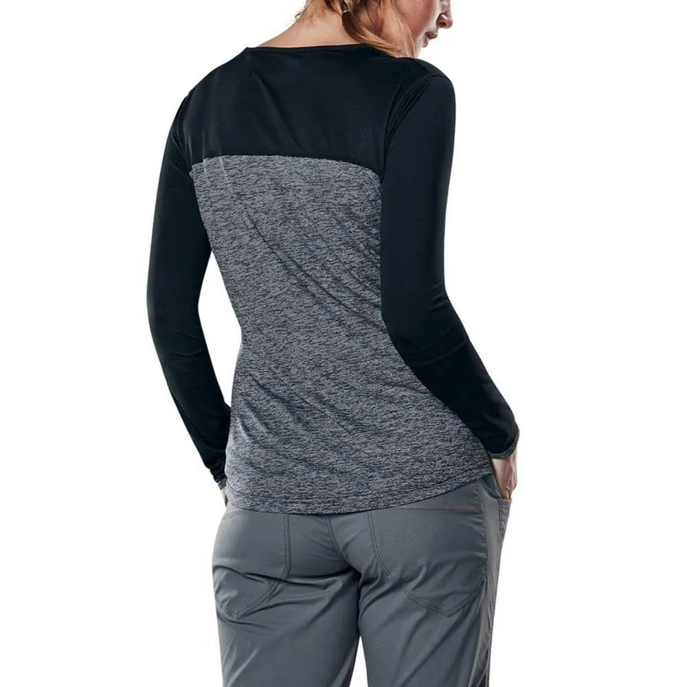 Berghaus Voyager Tech Crew Langarm-t-shirt, Dark grey / black Berghaus Voyager Tech Crew Langarm-t-shirt, Dark grey / black