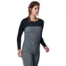Berghaus Voyager Tech Crew Langarm-t-shirt, Dark grey / black