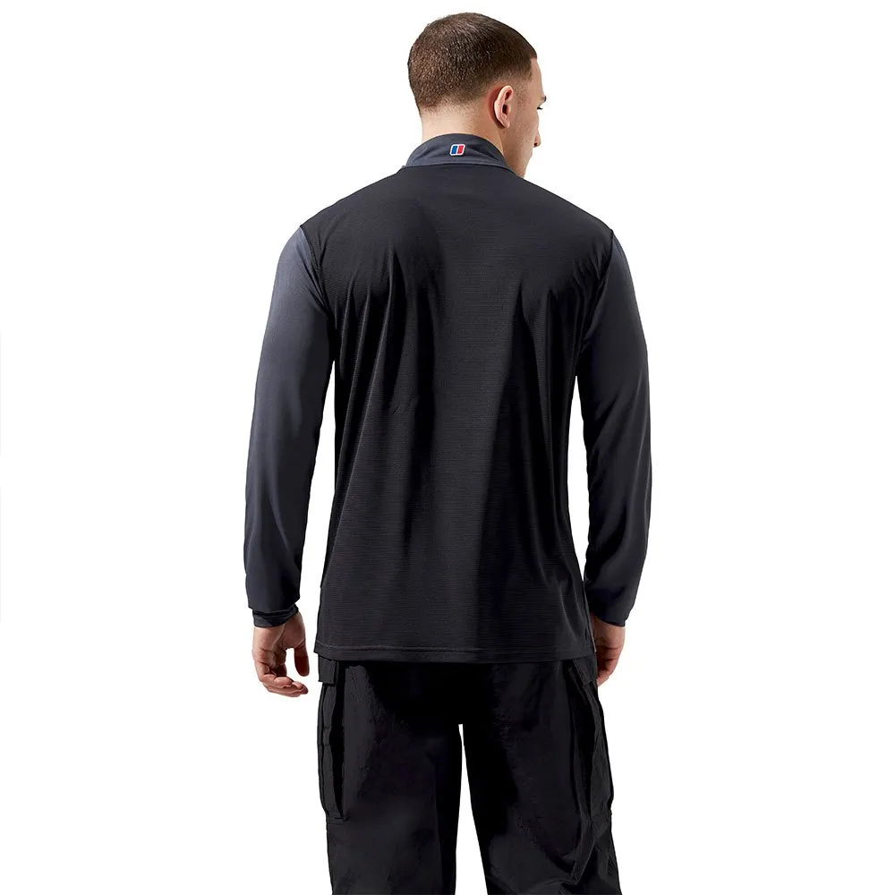 Berghaus Wayside Tech Halbreißverschluss-langarm-t-shirt, Grey Berghaus Wayside Tech Halbreißverschluss-langarm-t-shirt, Grey