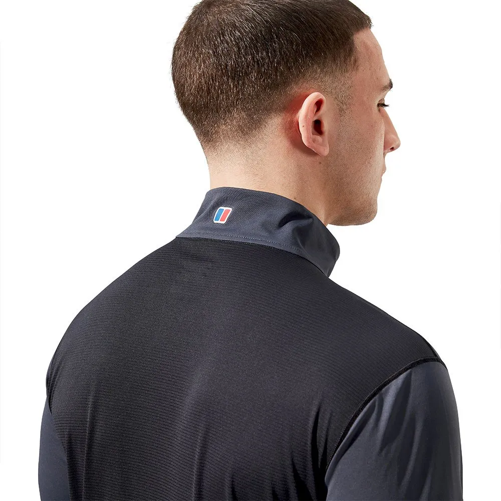 Berghaus Wayside Tech Halbreißverschluss-langarm-t-shirt, Grey Berghaus Wayside Tech Halbreißverschluss-langarm-t-shirt, Grey