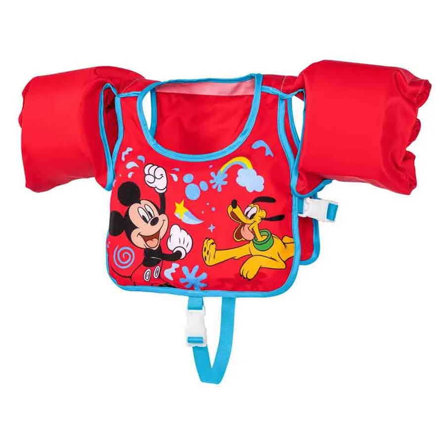 Bestway 09103 Disney Mickey Mouse Schwimmweste unisex, Multicolour, 3-6Y