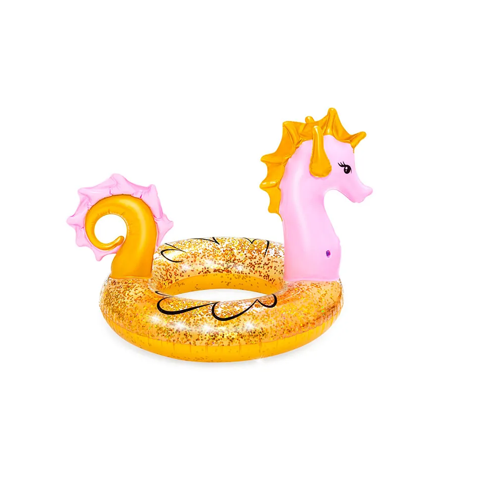 Bestway 36305 Sea Horse 115x104 Cm Luftmatratze Für Pool unisex, Multicolour, +10Y