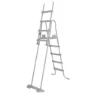 Bestway 4-stufige Sicherheitspoolleitern 132 Cm, Black, One Size
