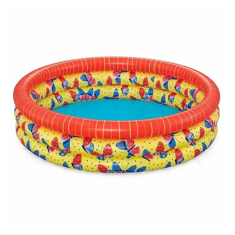 Bestway 51202 Runder Aufblasbarer Pool, Yellow / multicolor, 168 x 38cm Bestway 51202 Runder Aufblasbarer Pool, Yellow / multicolor, 168 x 38cm