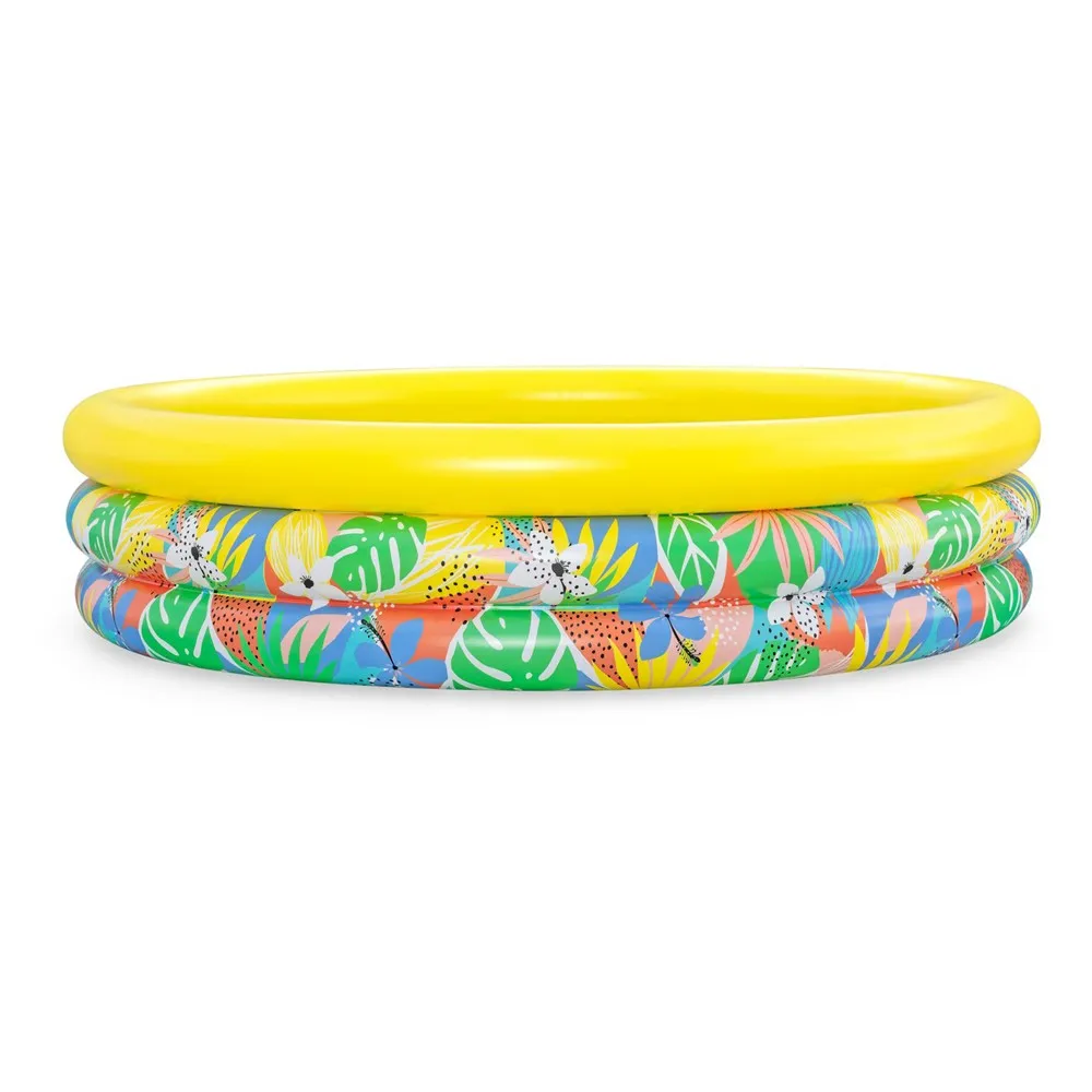 Bestway 51203 Tropical Ø168x38 Cm Runder Aufblasbarer Pool, Multicolour, Ø168 x 38cm Bestway 51203 Tropical Ø168x38 Cm Runder Aufblasbarer Pool, Multicolour, Ø168 x 38cm