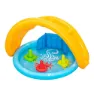 Bestway 52568 Lil´seashapes Planschbecken Mit Schattenspender 112x89x76 Cm, Multicolour, 112 x 86 x 76cm