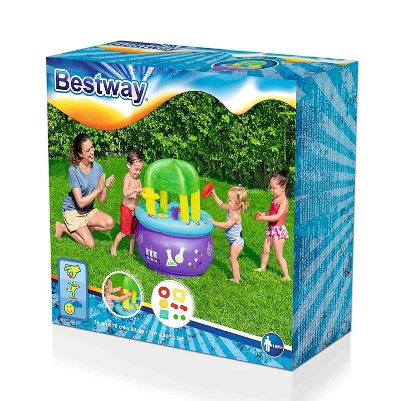 Bestway 52573 Aufblasbarer Lerntisch, Multicolor, 76 x 76 x 88cm Bestway 52573 Aufblasbarer Lerntisch, Multicolor, 76 x 76 x 88cm